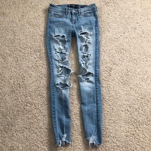 Hollister ripped jeans
